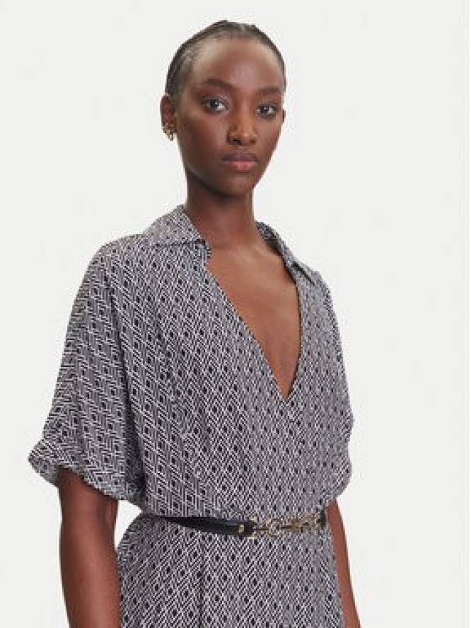 Fracomina Sukienka codzienna FR25SD2012W413O9 Czarny Regular Fit