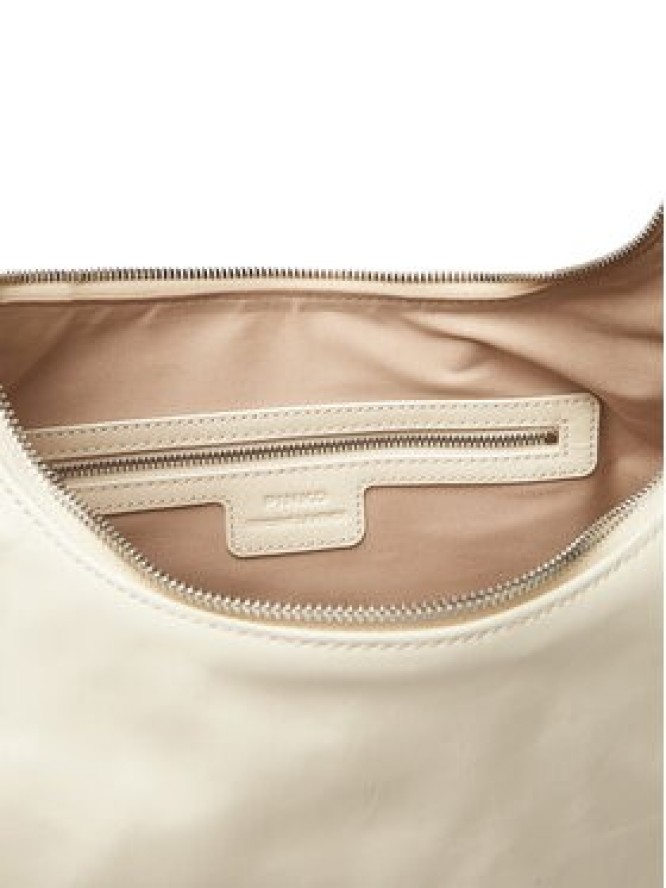 PINKO Torebka Slouchy Hobo Big PE 25 PLTT 104295 A26J Écru