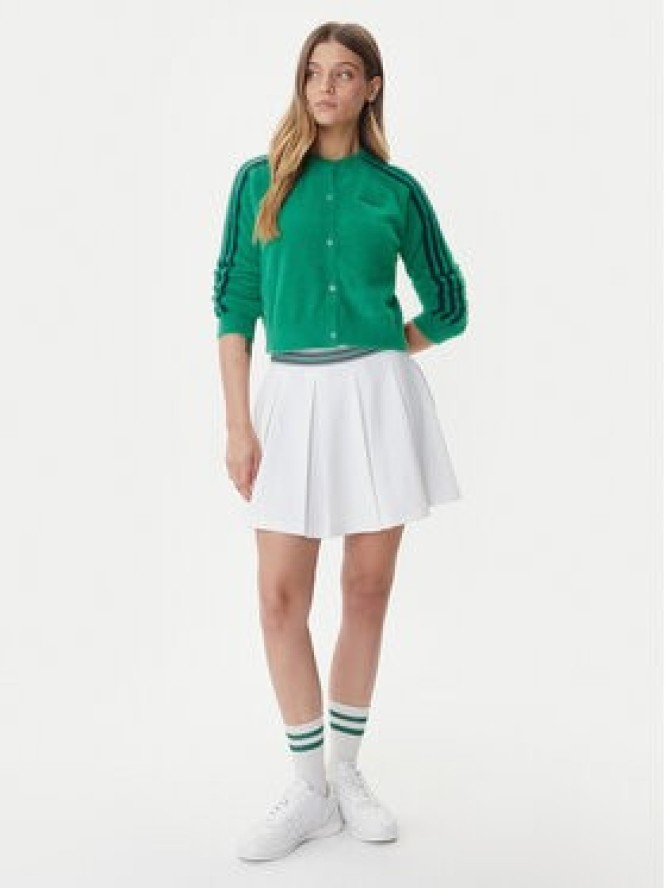 adidas Kardigan Fluffy JW5177 Zielony Regular Fit