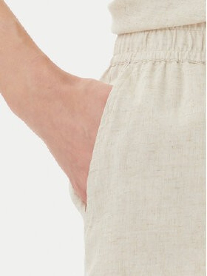 Vero Moda Szorty materiałowe Thea 10333804 Beżowy Loose Fit