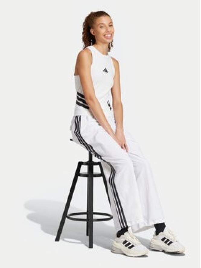 adidas Top Future Icons 3-Stripes JC5419 Biały Slim Fit