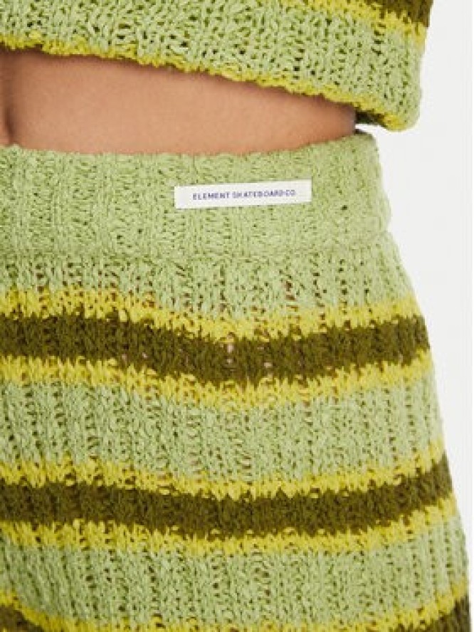 Element Szorty materiałowe Flip Knit ELJNS00118 Zielony Regular Fit