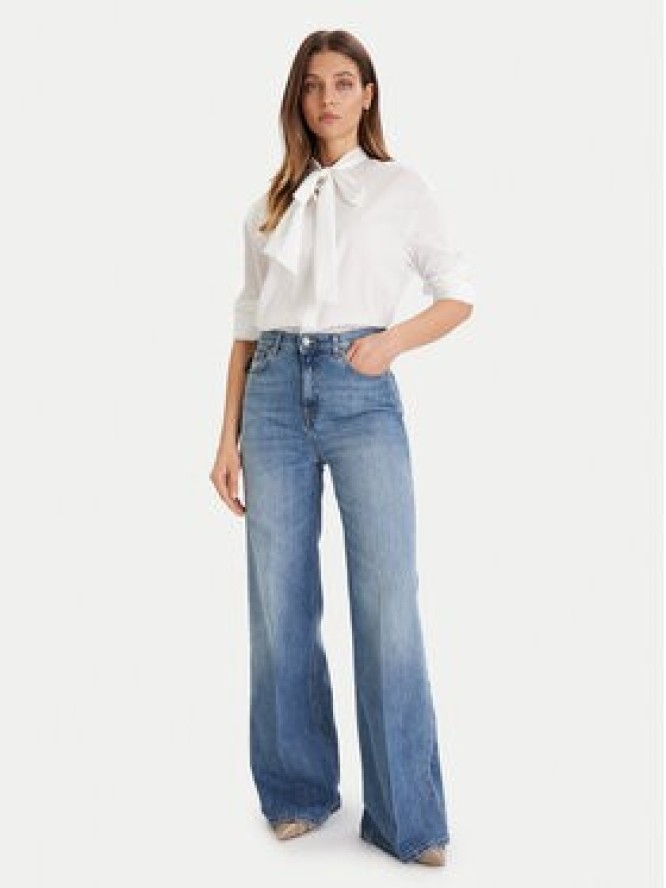 ViCOLO Jeansy DF5065 Niebieski Wide Leg