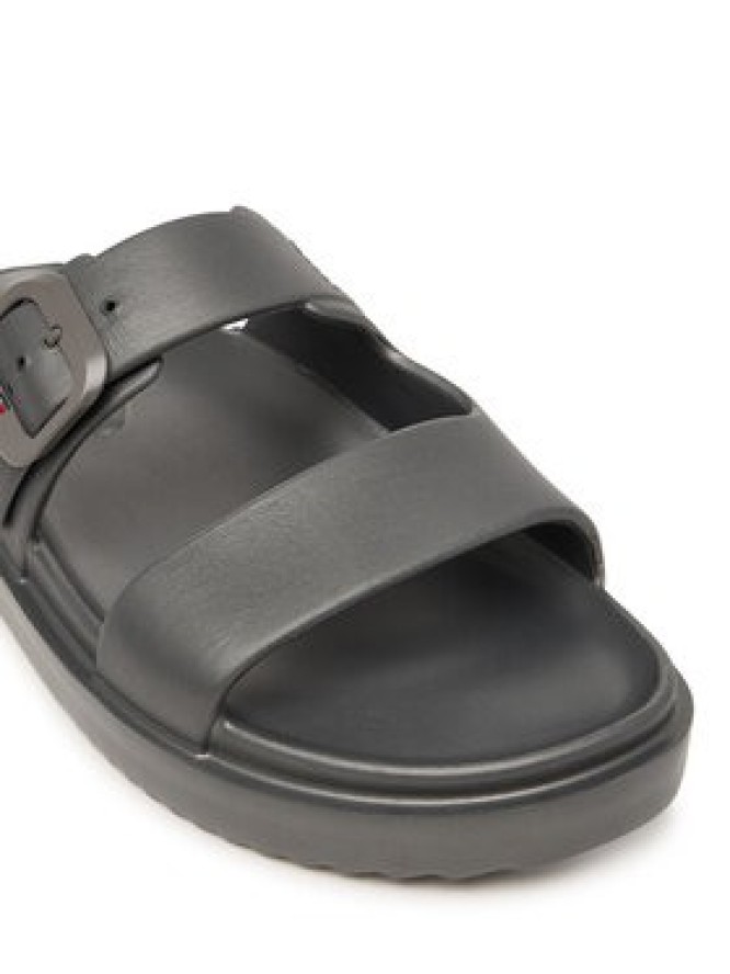 Tommy Hilfiger Klapki Double Strap FW0FW09114 Szary