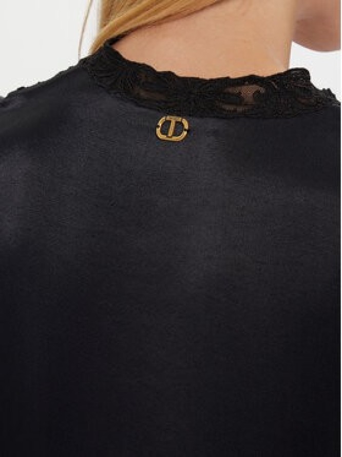 TWINSET Bluzka 252TT2243 Czarny Regular Fit