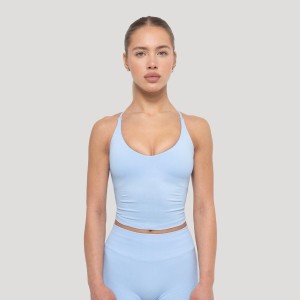 Top damski fitness z dekoltem V Luma