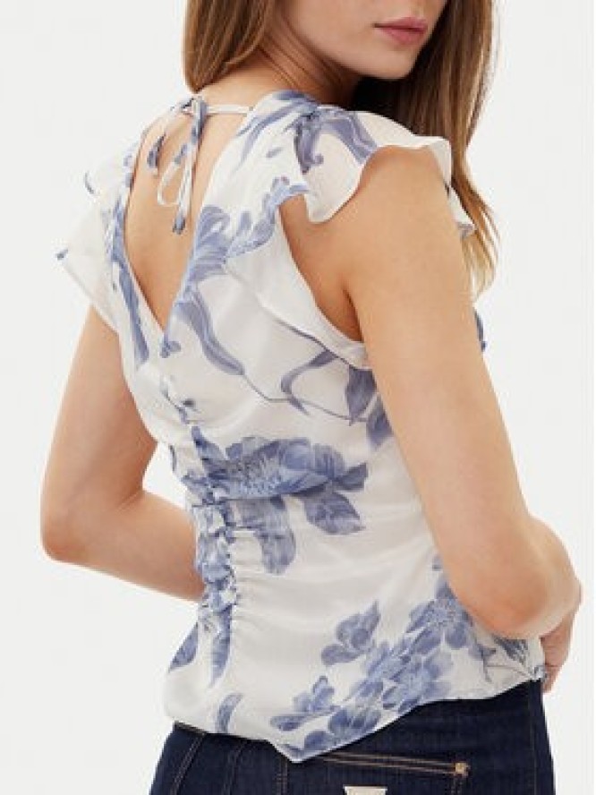 Guess Bluzka W5GH86 WCWF2 Biały Classic Fit