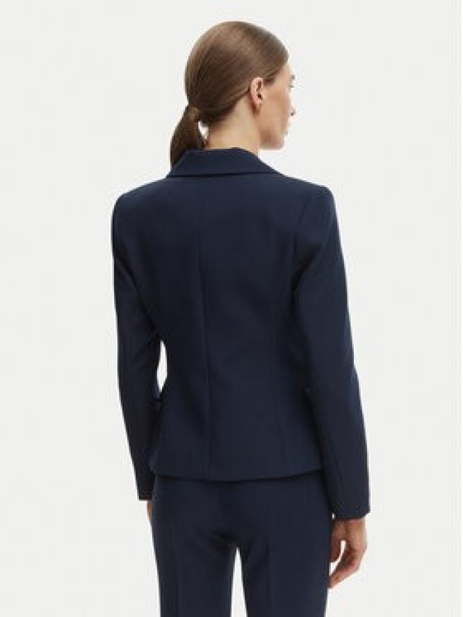 Rinascimento Marynarka CFC0127894003 Granatowy Slim Fit