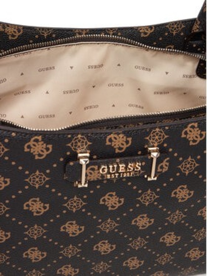 Guess Torebka Carrie Logo HWGP98 98220 Brązowy