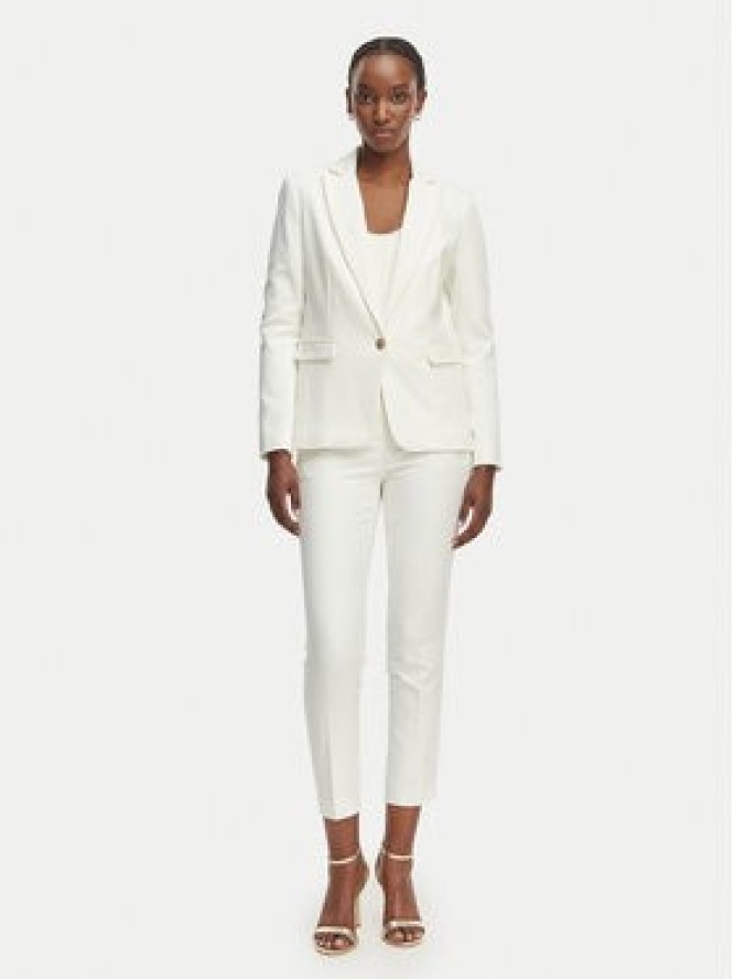 Morgan Spodnie materiałowe 222-PLIME.F Biały Regular Fit