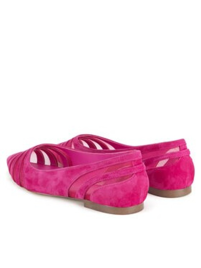 Eva Minge Baleriny LUCY-V1166-08-1 Różowy