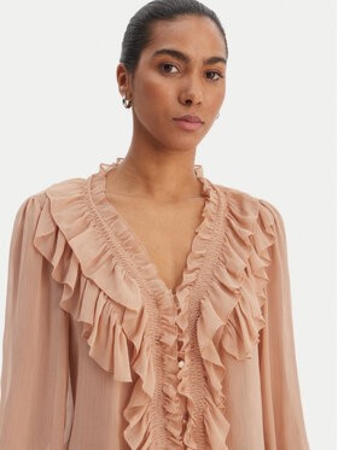 Morgan Bluzka 252-CATHY Różowy Regular Fit