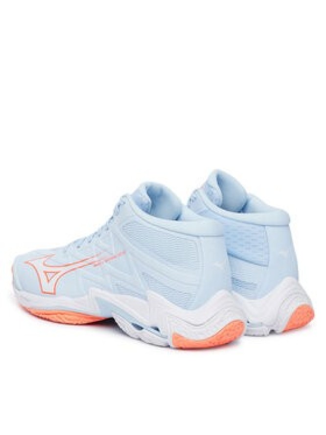 Mizuno Buty halowe Wave Lightning Elite Mid V1GC2605 Niebieski jasny