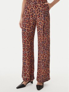 LOLA CASADEMUNT Spodnie palazzo MS2614002 Brązowy Wide Leg