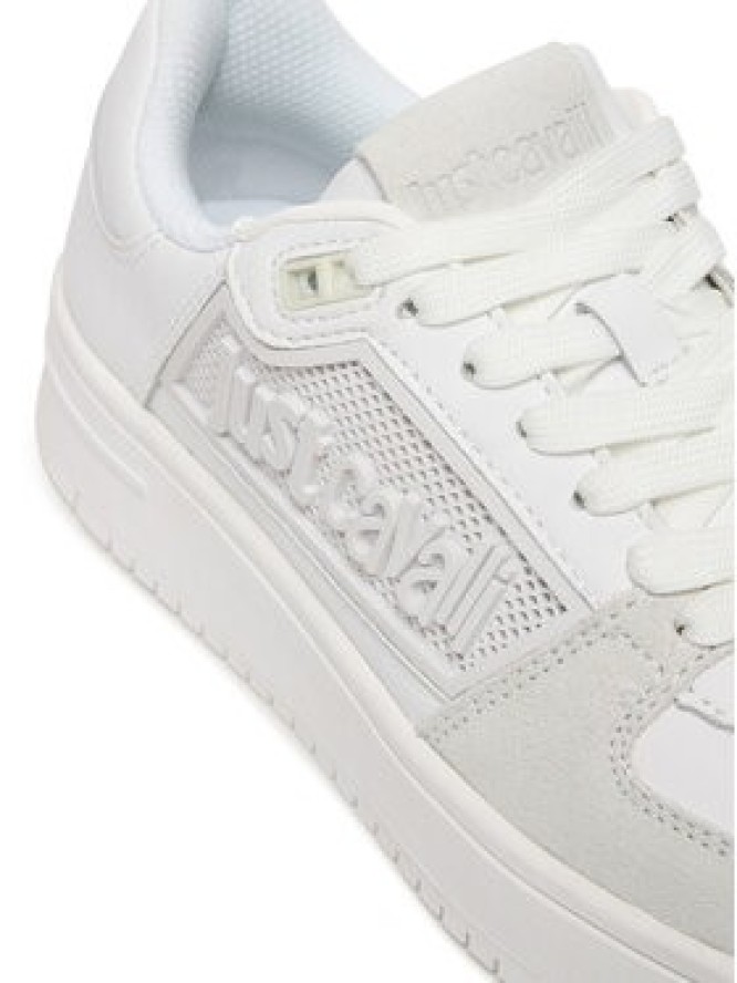 Just Cavalli Sneakersy 80RA3SM1 ZPC09 Biały