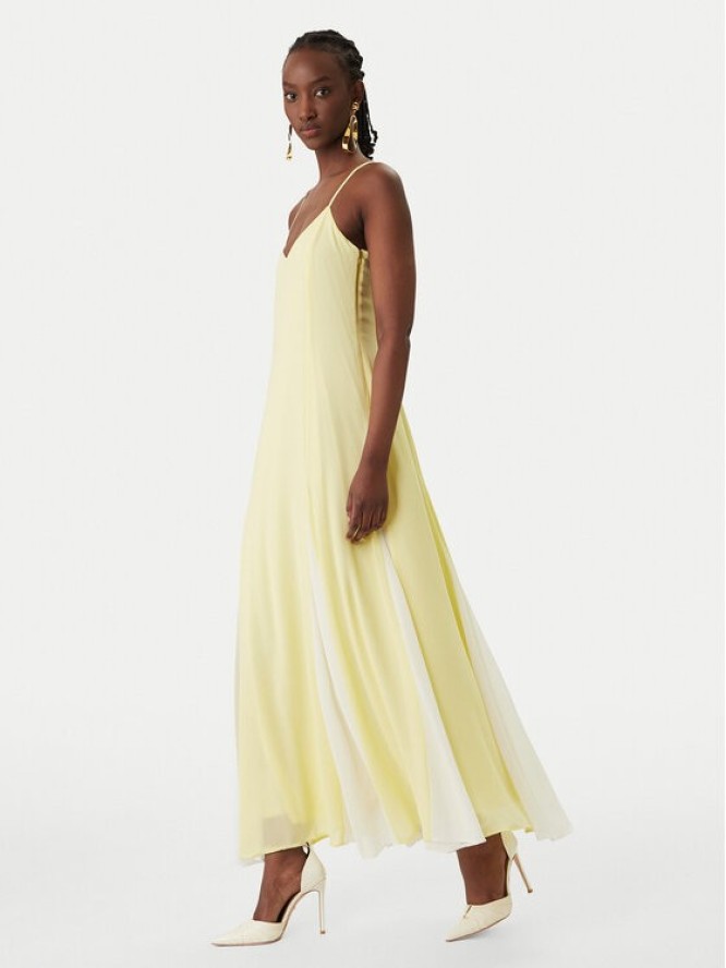 Vero Moda Sukienka letnia Raelynn 10348442 Żółty Regular Fit