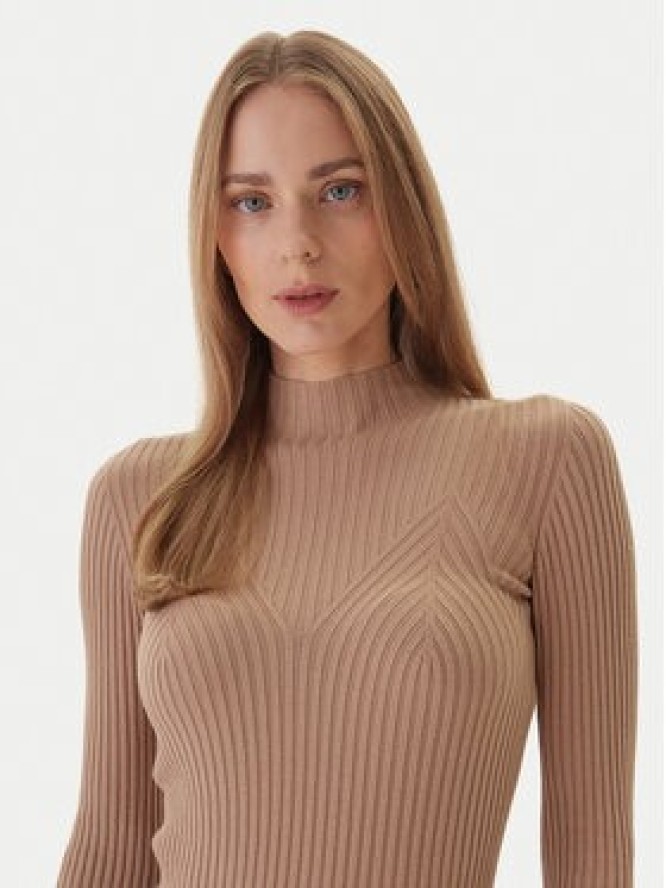 Kontatto Sweter 3M0814C Beżowy Regular Fit