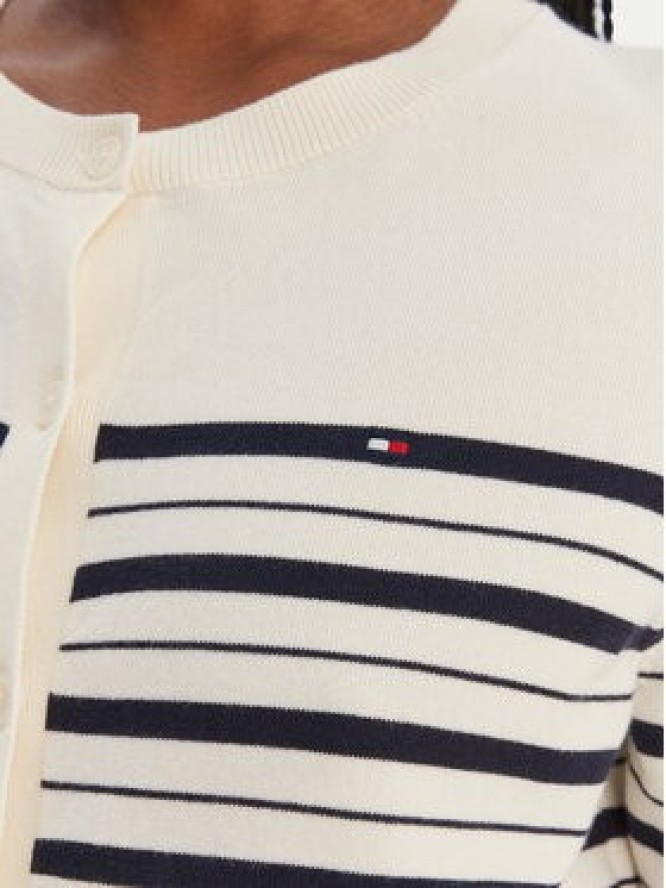 Tommy Hilfiger Kardigan WW0WW42370 Beżowy Regular Fit
