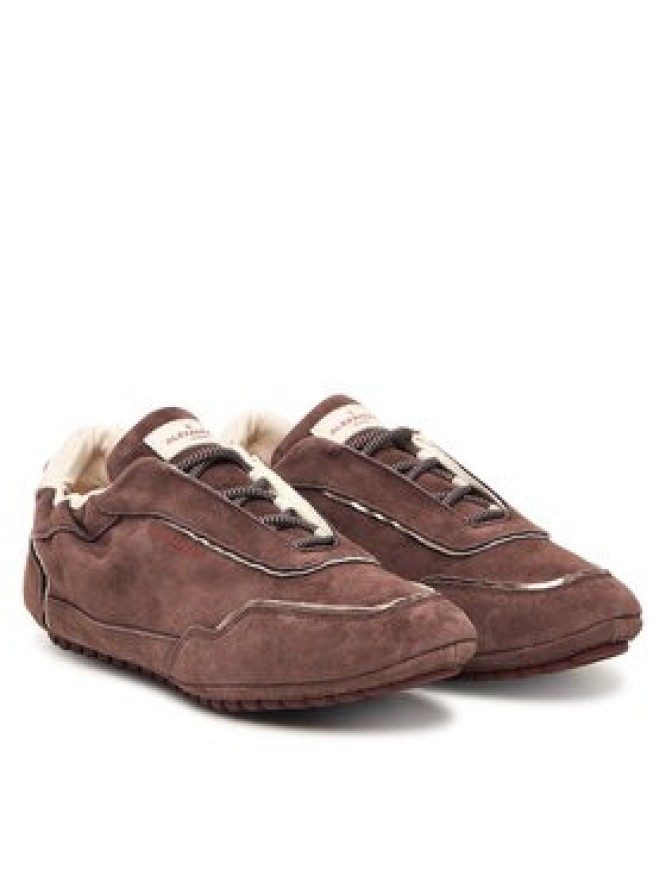 Alexander Smith Sneakersy River Woman Soft Suede ALBERSW-8195 DBN Brązowy ciemny