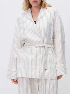 Marynarka z lnem - wielobarwny