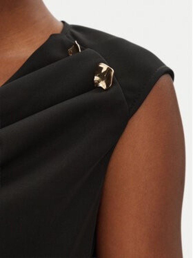 Rinascimento Bluzka CFC0123497003 Czarny Regular Fit