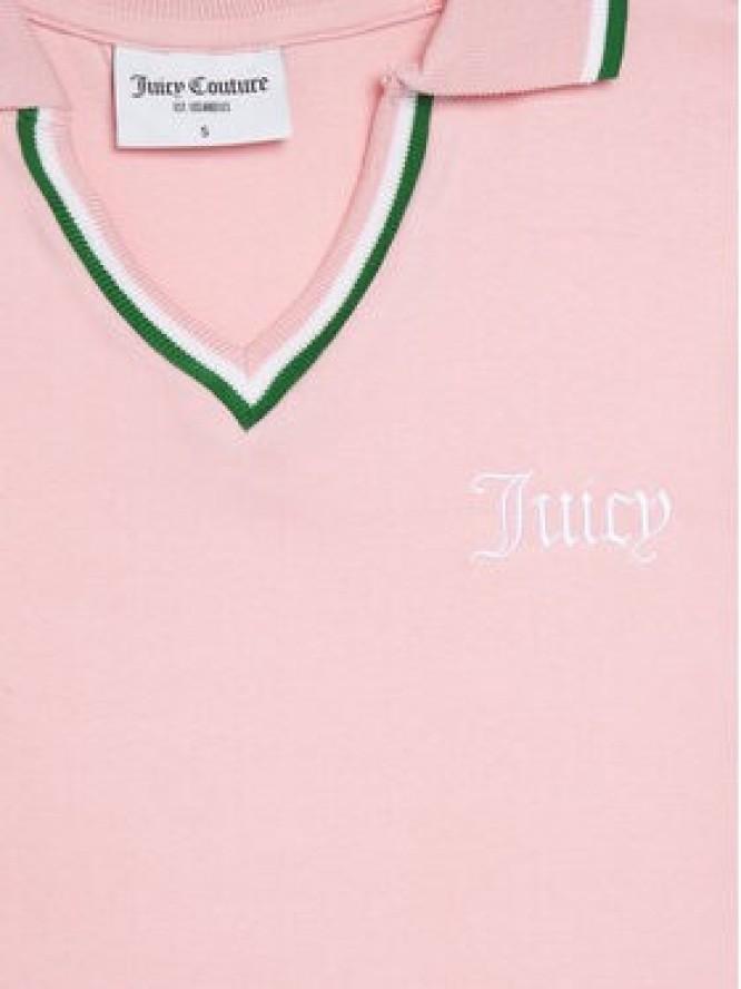 Juicy Couture Polo JCWCT225355 Różowy Regular Fit
