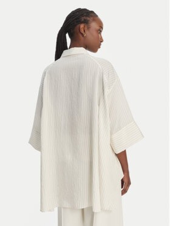 Eleh Koszula SS260297 Biały Relaxed Fit