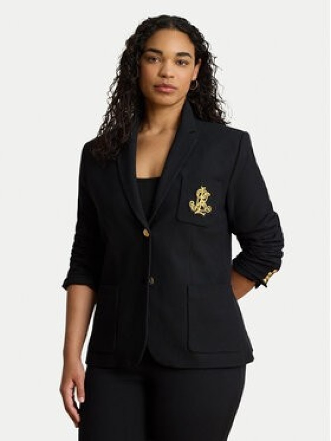LAUREN RALPH LAUREN Marynarka Bullion 200797305500 Czarny Regular Fit