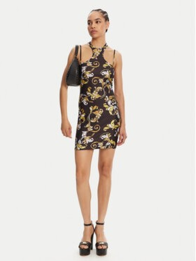 Versace Jeans Couture Sukienka koktajlowa 78HAO914 Czarny Slim Fit