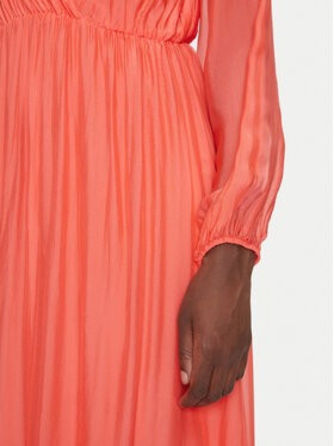 Dixie Sukienka letnia A207W050 Koralowy Regular Fit