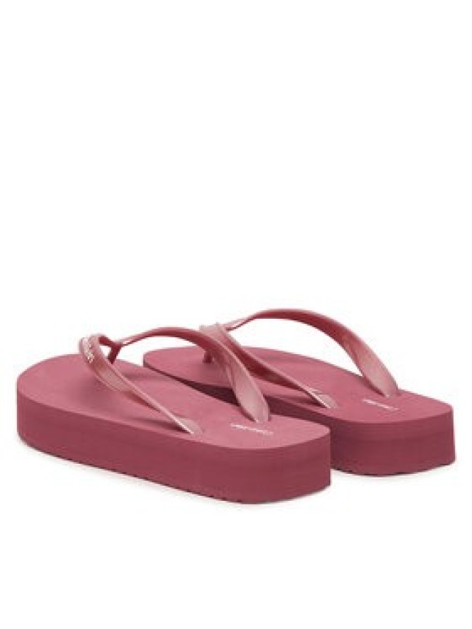 Calvin Klein Japonki Flatform Flip Flop Met Tpu HW0HW03120 Różowy