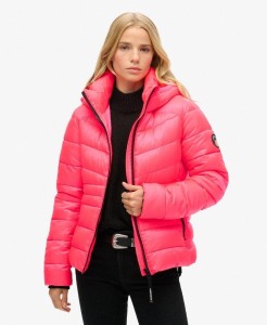 Kurtka pikowana z kapturem Fuji od SUPERDRY