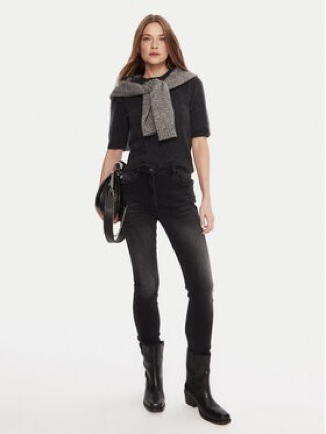 Marella Jeansy 2523186104 Czarny Skinny Fit