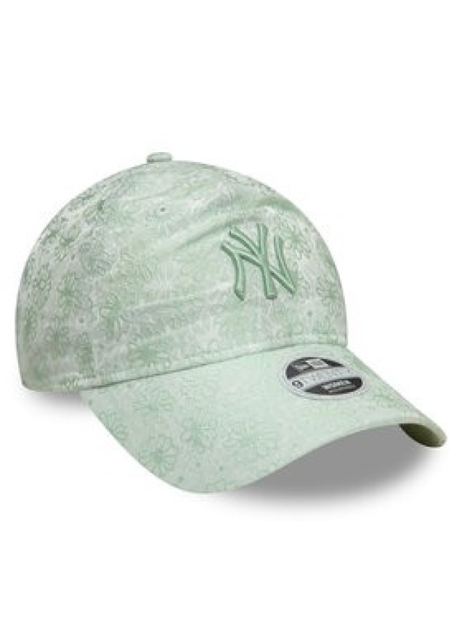 New Era Czapka z daszkiem New York Yankees Floral 9Twenty 60595377 Zielony