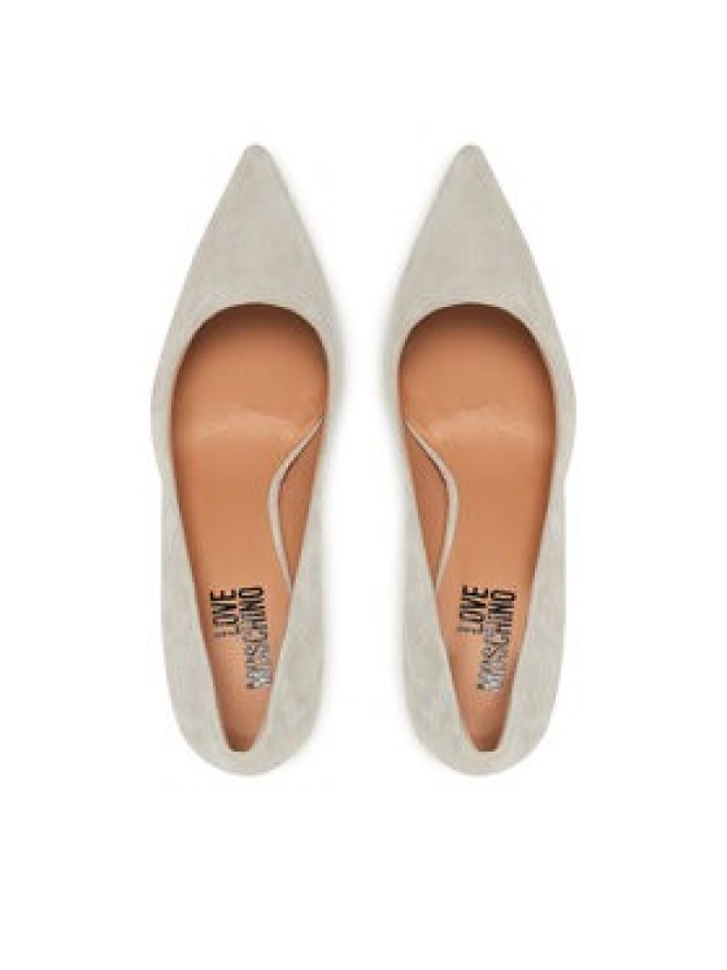 LOVE MOSCHINO Szpilki JA10459G1OJA0110 Écru