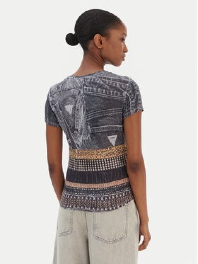 Guess T-Shirt W6RI05 KCCG0 Czarny Classic Fit