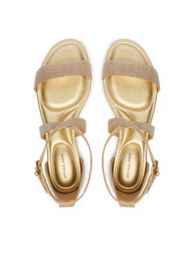 MICHAEL Michael Kors Sandały Alexa Flex Flat 40S6AXFS1D Złoty