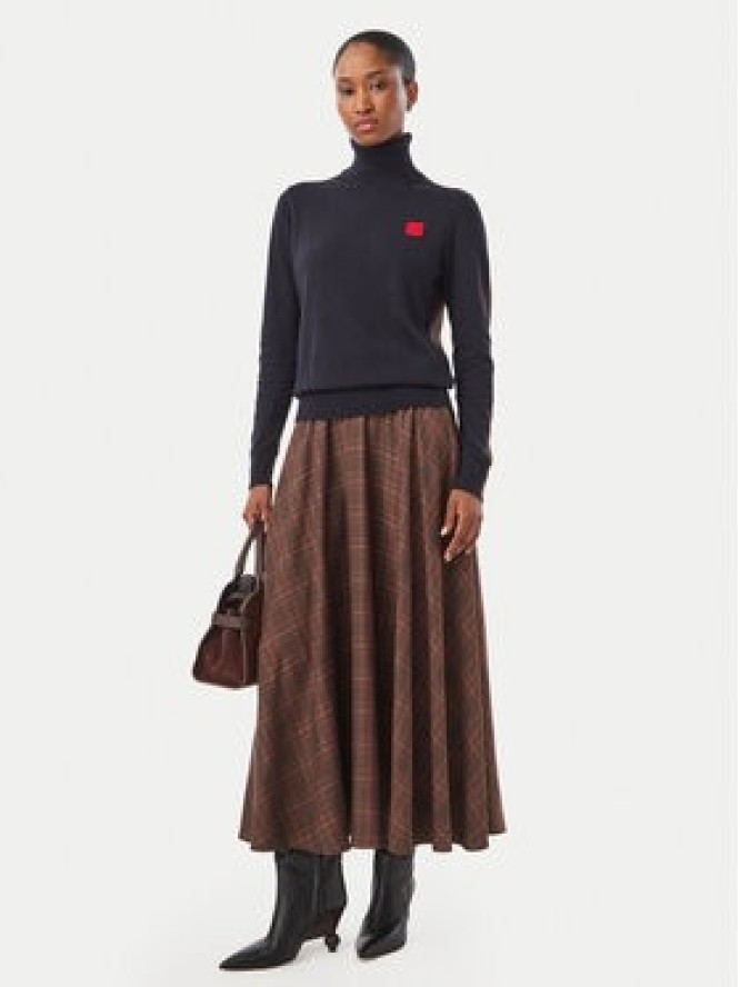 MAX&Co. Spódnica trapezowa Micio 2626106063200 Brązowy Regular Fit