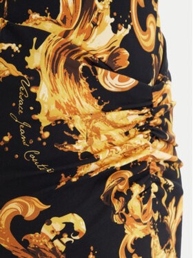Versace Jeans Couture Sukienka codzienna 80HAO970 JS550 Czarny Slim Fit
