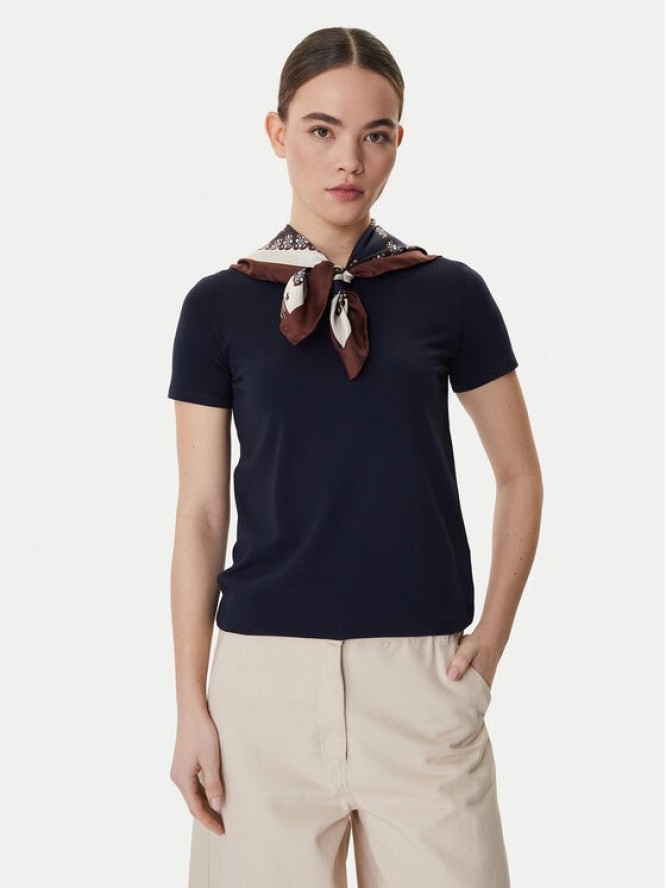 Weekend Max Mara T-Shirt Multib 2615971021 Granatowy Regular Fit