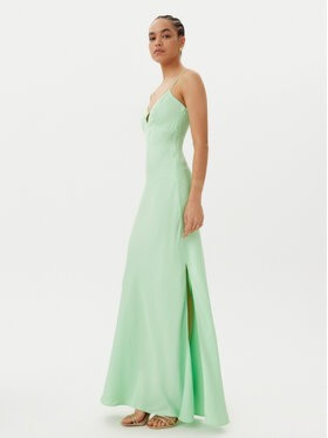 TWINSET Sukienka wieczorowa 251TP2653 Zielony Slim Fit