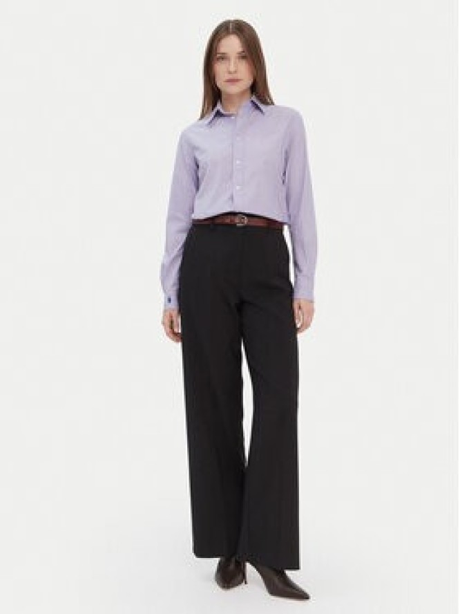 Polo Ralph Lauren Koszula 211941509003 Fioletowy Slim Fit