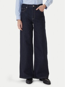 Tommy Hilfiger Jeansy 70's WW0WW48395 Granatowy Wide Leg