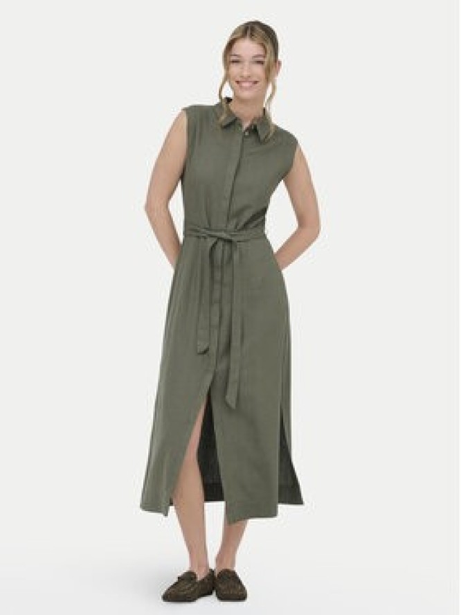 ONLY Sukienka koszulowa Goa 15363697 Beżowy Regular Fit