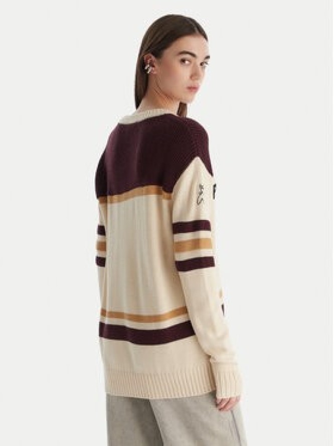 Patrizia Pepe Sweter 2K0352/K298-YA34 Écru Regular Fit