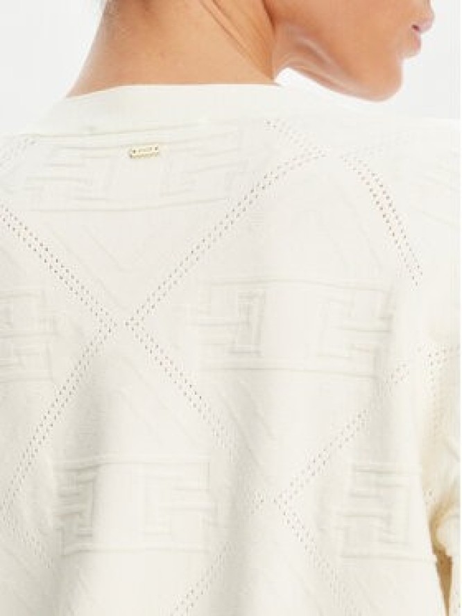 Gaudi Kardigan 421FD53019 Écru Regular Fit