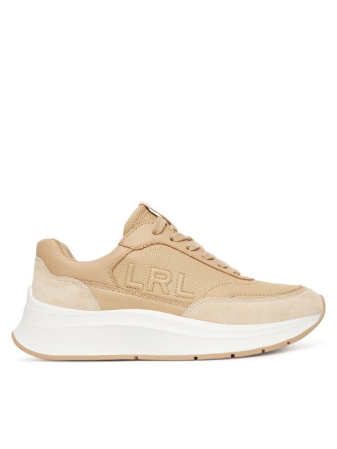 LAUREN RALPH LAUREN Sneakersy 802974376001 Beżowy