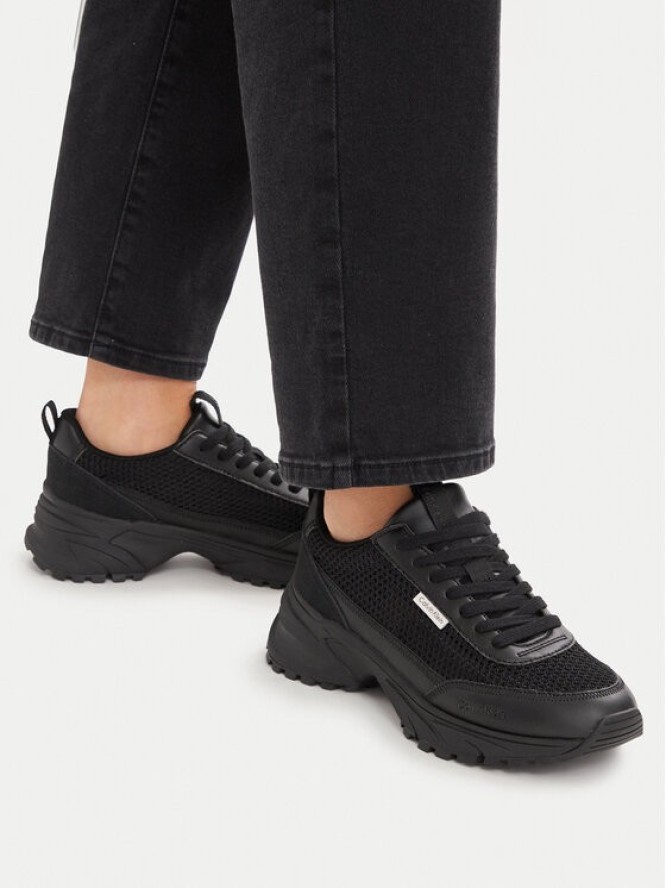Calvin Klein Sneakersy Hike Runner Lup Lin Mesh HW0HW03000 Czarny