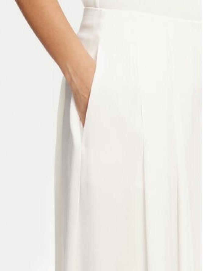 BOSS Spodnie palazzo Tetosa 50540618 Biały Relaxed Fit