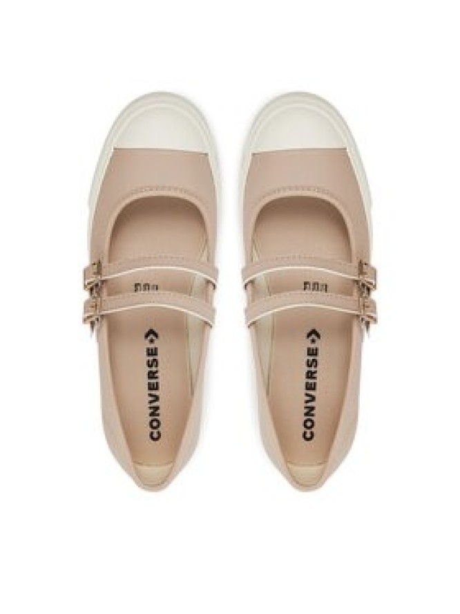 Converse Baleriny Chuck Taylor All Star Dainty Mary Jane A11491C Beżowy